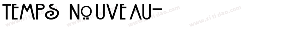 Temps Nouveau字体转换